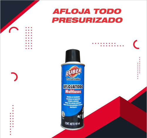 Aceite Aflojatodo Multiusos Luber 191 Ml