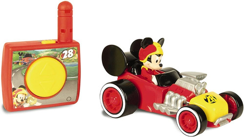 Mickey Mini Carro Roadster Racers Radio Control Para Niños 