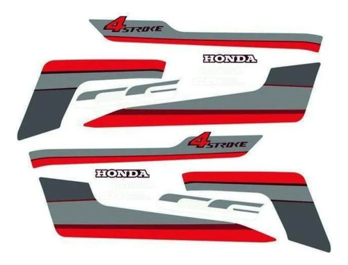 Kit Adesivos Honda Today 1989 1990 Vermelha