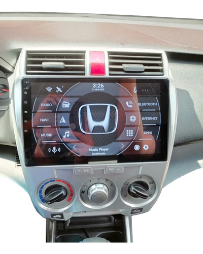 Autoestéreo Android 10 Honda City 06-14 2+32 Platino Carplay