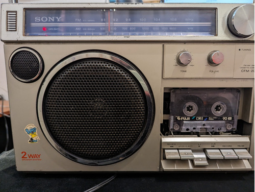 Radiograbadora Sony Solo Funciona El Cassette