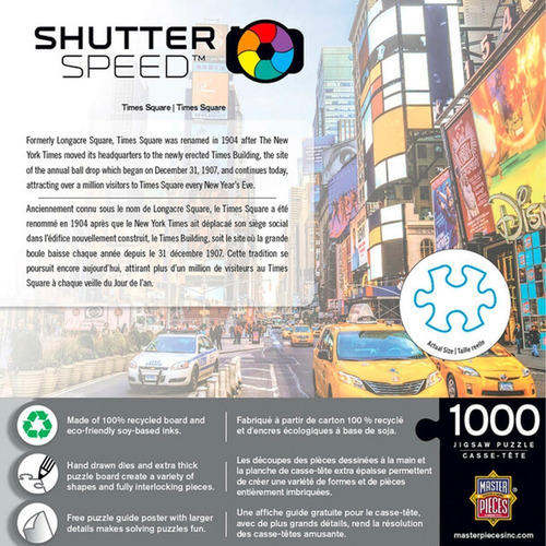 Imagen 3 de 3 de Rompecabezas Times Square - 1000 Piezas - Master Pieces