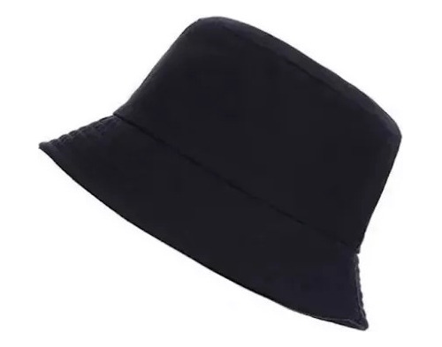 Sombrero/gorro Negro Tipo Pescador  Unisex 