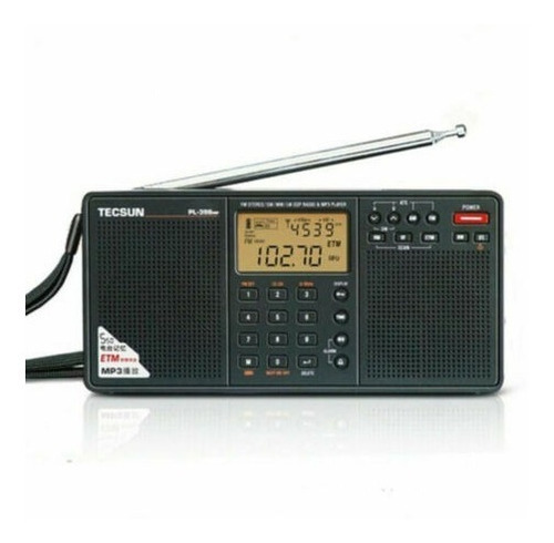 Radio Onda Corta Dsp Tecsun Alarma Mp3  Digital