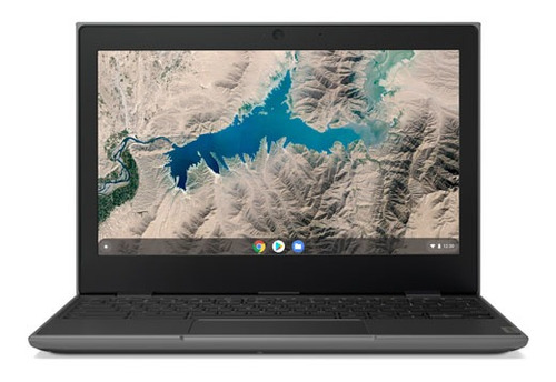 Imagen 1 de 6 de Notebook Lenovo Chromebook 100E negra 11.6", MediaTek MT8173C  4GB de RAM 32GB SSD, PowerVR GX6250 1366x768px Google Chrome