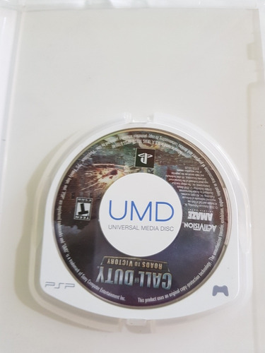 Call Of Duty Roads To Victory Psp Umd Original.