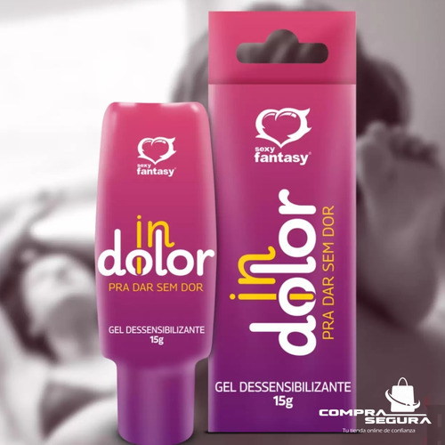Imagen 2 de 5 de Lubricante Gel Intimo Anestésico Sin Dolor