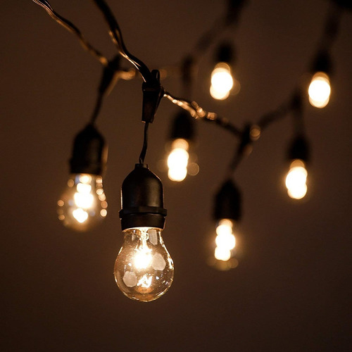 Imagen 1 de 10 de Guirnalda Vintage Guia 25 Luces Simona 7.6 Mt Exterior Crazy