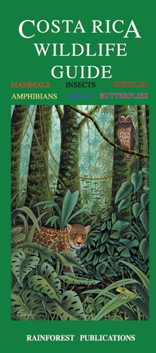 Book : Costa Rica Wildlife Guide (laminated Foldout Pocket.