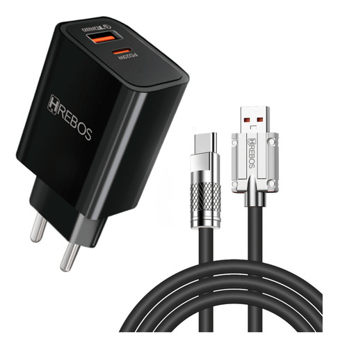 Carregador Celular Bateria Turbo Durável Compatível iPhone Cor 15 / Plus / Pro / Max