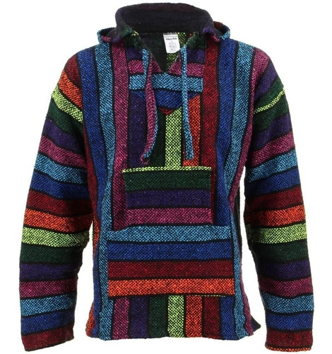 Poncho Sudadera Con Capucha, Diseño De Surf, Estilo Hippi