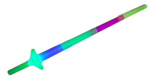 12 Espada Con Luz Juguete Retractil Barato Baston Led Premio