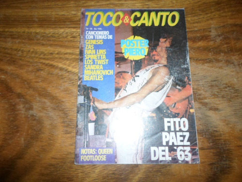 Toco & Canto 16 Fito Paez Queen Poster Piero