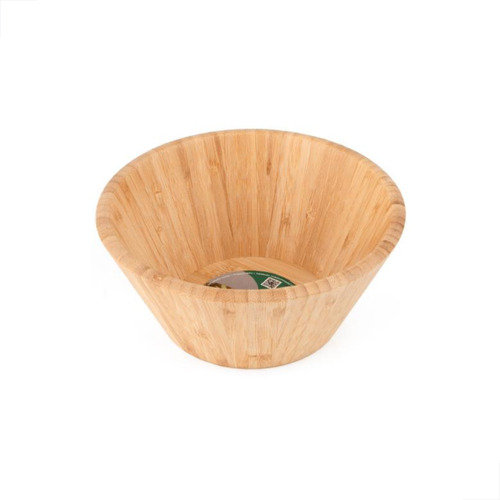 Bowl Saladeira De Bambu Redondo Multiuso G 26x11