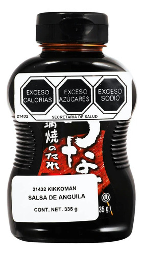 Una Botella Salsa Anguila Kikkoman 335 Gr. Unagi Sushi Sauce