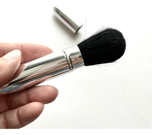 Brocha De Maquillaje Retractil Profesional Para Rubor Makeup