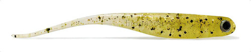 Isca Soft Monster 3x Shad Minnow (10cm) 3 Peças - A Melhor! Cor Cor - Chá Dourado