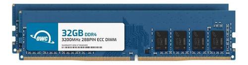 Owc 64gb (2x32gb) Ddr4 3200mhz Pc4-25600 Cl22 2rx8 Ecc Estac