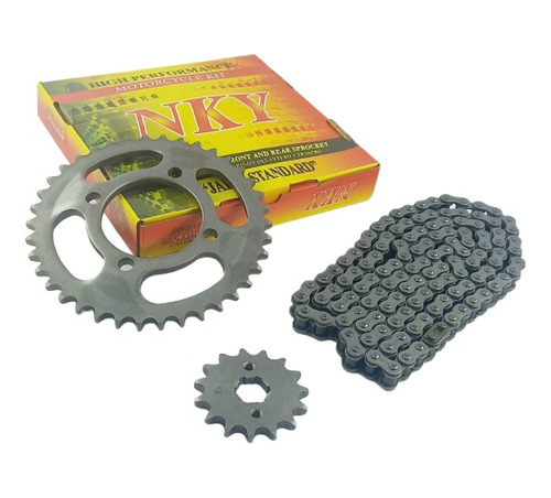 Kit Arrastre Cb125 Storm E-storm125 Cadena Paso 428