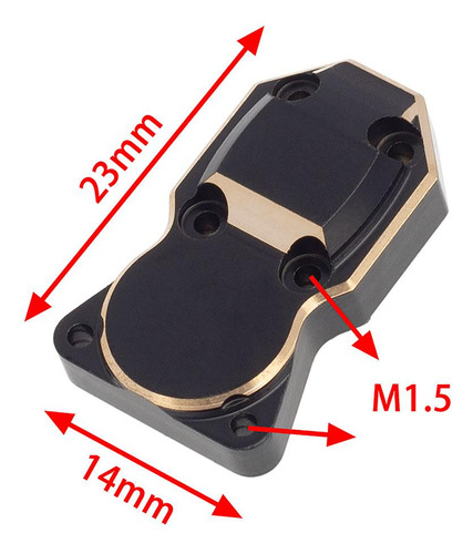 3 Cubierta De Latón Diff Para Axial Scx24 Axi00002 1/24 Rc