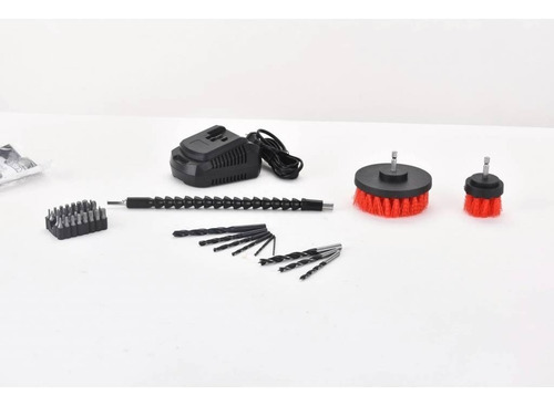 Taladro Atornillador Inalambrico 20v Bolso Y Accesorios Fc
