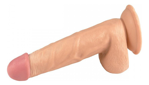 Pene grande, grueso, suave y flexible, realista, 24 x 4,5 cm