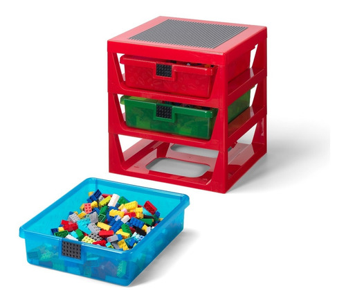 Mueble Cajonera Organizador Lego Storage Rack System
