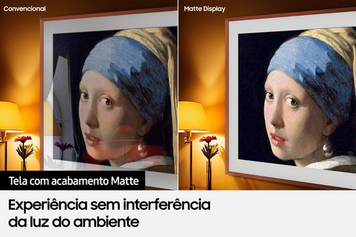 Smart TV de 55" Samsung The Frame QN55LS03BAG con pantalla QLED 4K