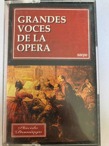 Cassette Placido Domingo - Grandes Voces De La Ópera (1418)
