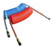 Comprar Set Manguera Espiral Roja Azul Freno De Aire Camiones
