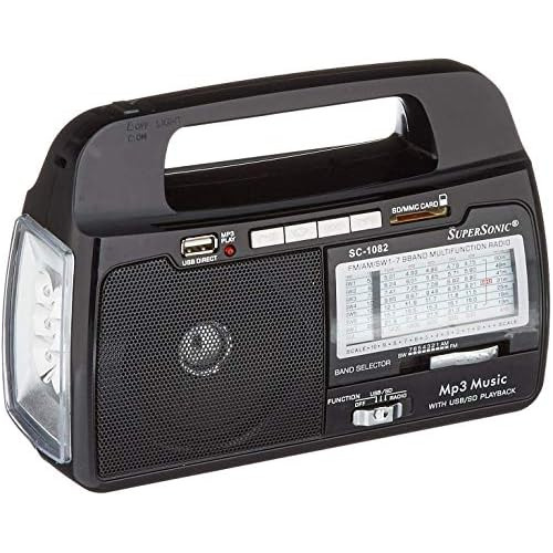 Sc-1082 Radio Portátil Am/fm De 9 Bandas - Compatible ...