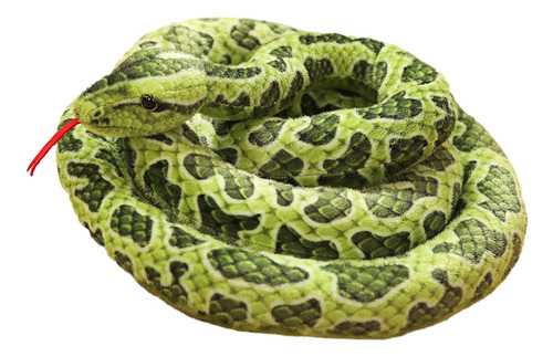 Juguete Animal, Muñeco De Serpiente, Almohada Larga Verde