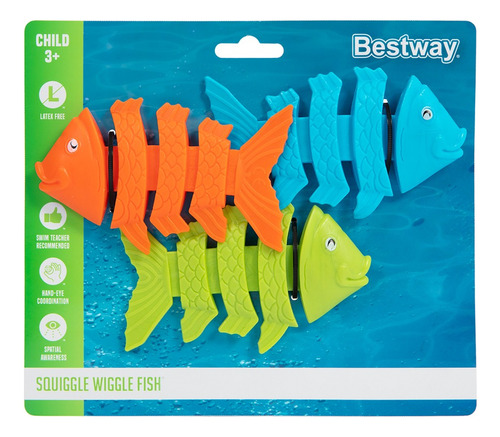 Peces Para Buceo X3 Squiggle Wiggle (1103)