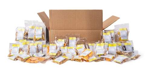 Kit Caixa Com 100 Snacks - Aprovados Pela Nutricionista -top