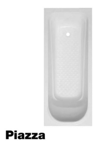 Bañera De Acrilico Piazza 170 Embutir Antideslizante Blanc *