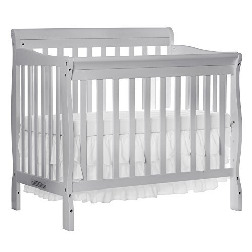 Dream On Me Aden Convertible Mini Cuna 4 En 1, Gris