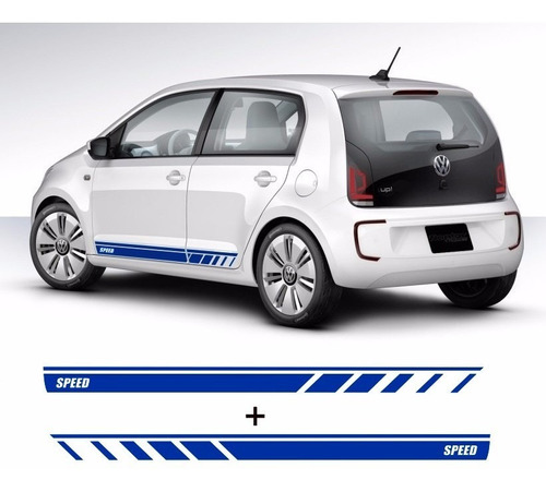 Kit Faixas Laterais Volkswagen Up 2 Ou 4 Portas Jogo Speed