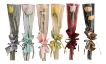 Comprar Empaque Floral Papel Bouquet Floral Funda Celofán Individual