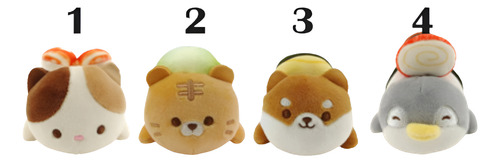 Mini Sushi-peluches 4 Pulgadas
