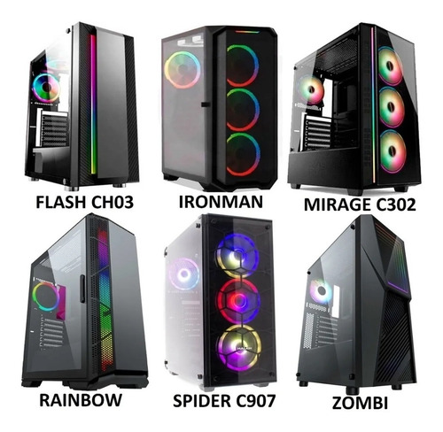 Imagen 8 de 8 de Pc Gamer I5-10400 Ram 16gb Ssd 500gb Gtx 4gb 128 Bit 24 PuLG