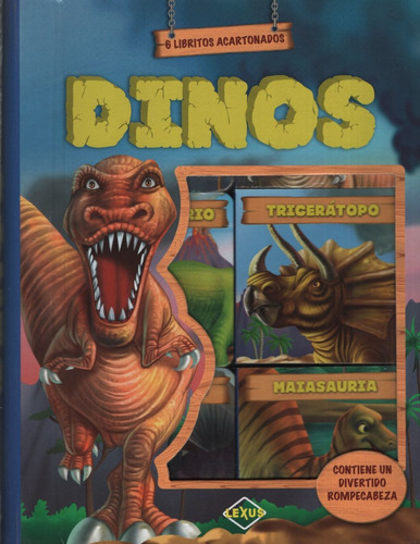 Dinos 6 Libritos Acartonados