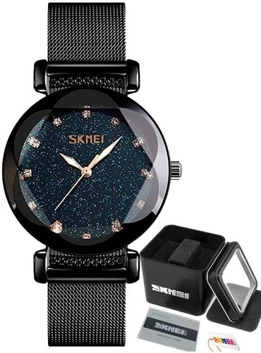 Reloj Pulsera Mujer Skmei 9188 Glitter Con Estuche