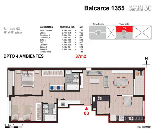 Imagen 8 de 8 de Balcarce 1300 - 2 Dormitorios En Venta En Rosario