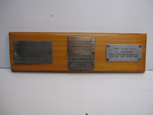 Letrero Placa Antiguas Enmarcadas ,4 Unid