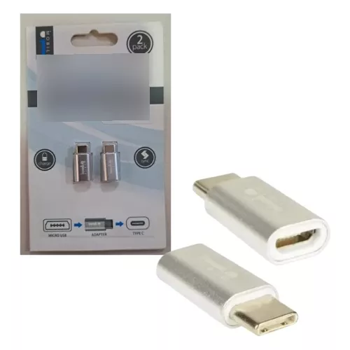 PACK DE 2 CONVERSORES USB TIPO C A USB TIPO A