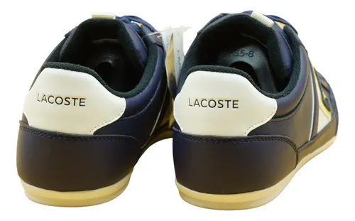 Gold lacoste shoes hot sale