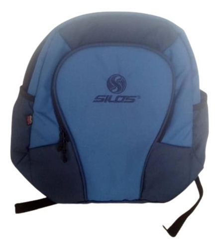 Bolso Morral Colegio Niños Niñas Silos Azul 40x14x38cm