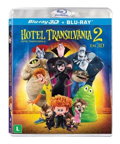 Blu-ray 3d + Blu-ray Hotel Transilvânia 2