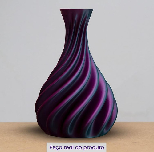 Filamento Pla Duo Ametista / Verde V-silk Premium Voolt3d