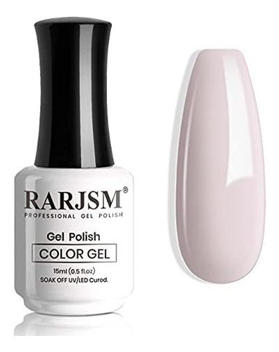 Rarjsm Nude Pink Gel Nail Polish, Bubble Gel Polish Myqti